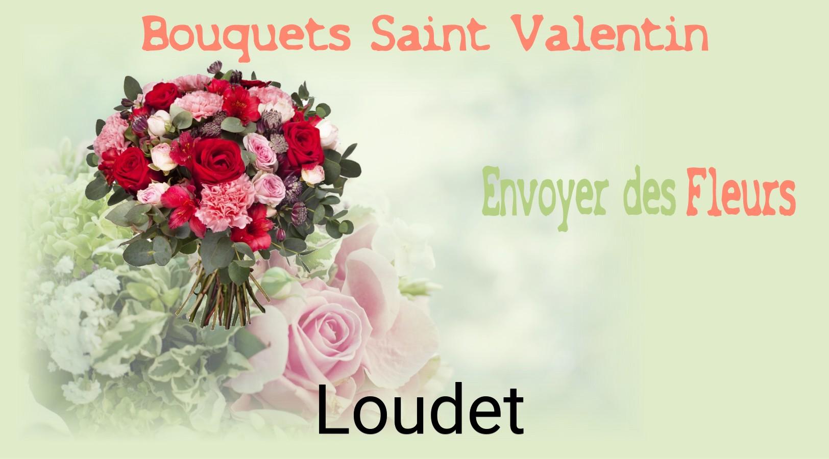 Roses de Saint-Valentin livrées à Loudet